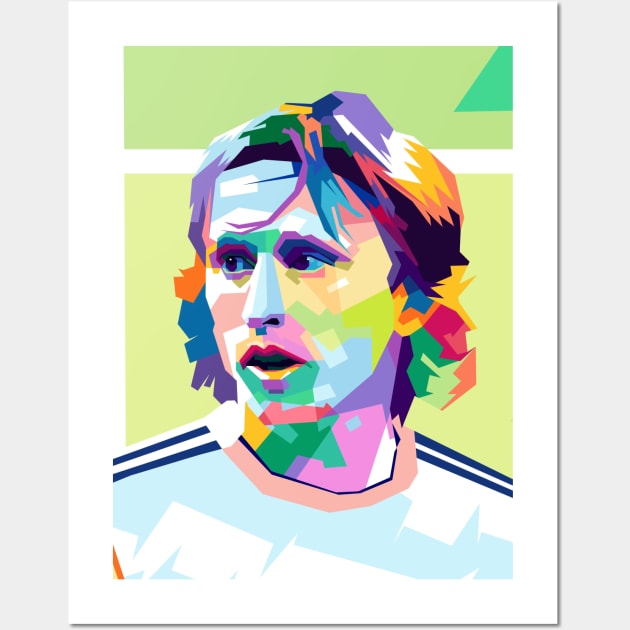 Luka Modric Wall Art by erikhermawann22